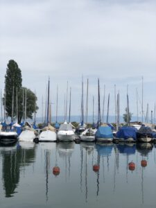 Sailboats in Marina in Romanshorn